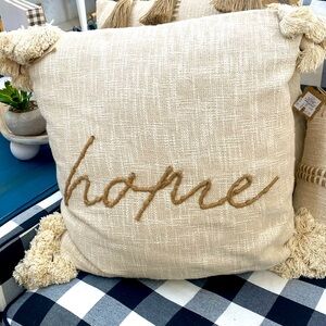 Mud Pie Home Pillow